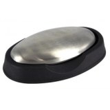 Savon en inox avec support - elimine les odeurs de cuisine