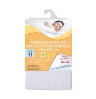 Protège matelas 160 x 200 cm en bouclette imperméable