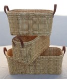 Lot de 3 corbeilles de rangement