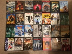 Lot de films DVD neufs et occasion