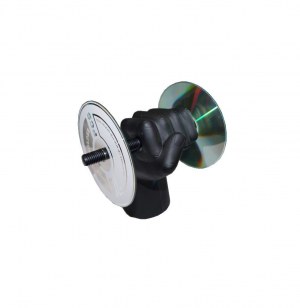 Support à cd en forme de poing - noir