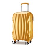 Valise rigide 68cm or ultra leger ABS 4 roues multidirectionnelles shine PARTY PRINCE