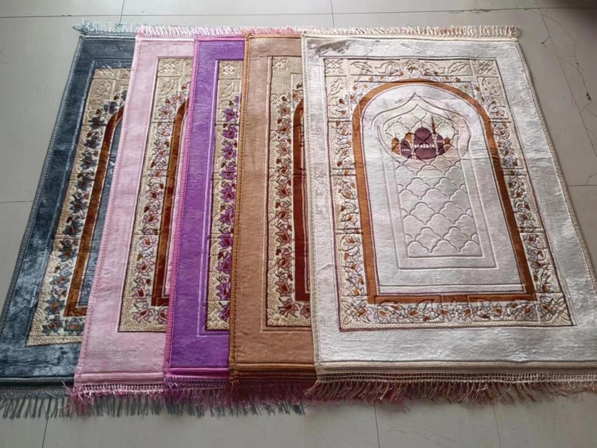 TAPIS DE PRIERE IMPRIME - 80 x 120 Destockage Grossiste