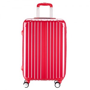 Valise Taille Cabine rigide rose foncé ultra leger 4 roues multicouleurs PARTY PRINCE