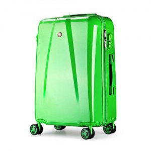 Valise rigide 68cm vert ultra leger 4 roues multidirectionnelles PARTY PRINCE