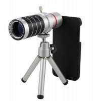16X Zoom Telephoto Lens w/ Tripod Mount avec Back Case pour iPhone 5/5s