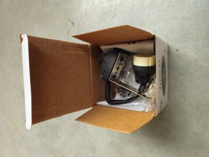 Spot GU10 orientable enc. nickel satiné