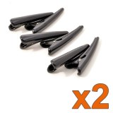 Lot de 12 pinces cheveux noires