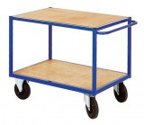 Servante d'atelier avec 2 plateaux bois