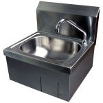 Lave-mains Ã  jupe inox