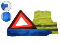 Kit de sécurité (triangles + gilets + housses)