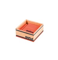 Kapla - carré de 40 planchettes en bois - rose