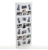 Pêle-mêle 21 photos - grand cadre multi photos - blanc