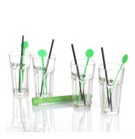 Coffret mojito 13 pièces - set complet avec verres, pillon, pails, m