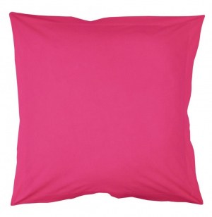 Taie d'oreiller carrée 75 x 75 cm - rose - jus de myrtille