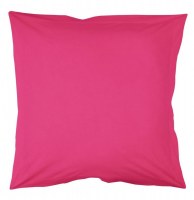 Taie d'oreiller carrée 75 x 75 cm - rose - jus de myrtille