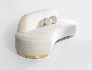 FAUTEUIL CANAPE SALON SOFA DESIGN BLANC STELLAMEUBLES