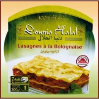 Barquette Lasagnes Bolognaise HALAL certifié