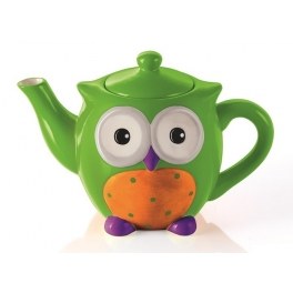 Théière hibou archibald - emy - vert