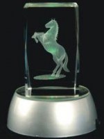 Lot 28 cristaux 3D LED plusieurs modèles