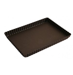 Moule à tarte rectangulaire 29 cm - gobel - moule patisserie antiadh
