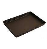 Moule à tarte rectangulaire 29 cm - gobel - moule patisserie antiadh