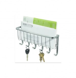 Porte clés et courrier - interdesign - rangement mural