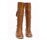 Bottes à lacets Jaune