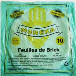 Vente  de feuille de brick "mareka"