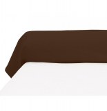 Taie de traversin - 85 x 185 cm - marron - linge de lit