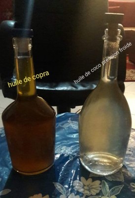 Beurre de karité et huil de coco