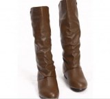 Boots compensés intérieur Kaki