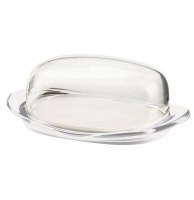 Beurrier incassable - guzzini - transparent - rangement du frigo