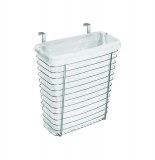 Panier avec accroches pour placard - interdesign - poubelle ou bac de