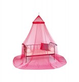 Ciel de lit - moustiquaire à suspendre - rose - linge de chambre