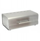 Boîte à pain en inox - corbeille fermée - rangement cuisine