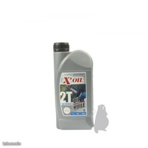 Huile 2 temps ( Lot de 10 bidons d'un litre )