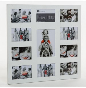 Pêle-mêle 11 photos - assorti de couleurs - cadre multi photos