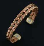 X3 Bracelets Magnetique en Cuivre Deux Tons 4,95€