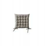 Galette de chaise matelassée 40 x 40 cm - beige