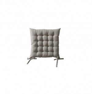 Galette de chaise matelassée 40 x 40 cm - beige