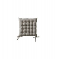 Galette de chaise matelassée 40 x 40 cm - beige