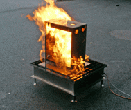 Générateur de flammes modulaire sans eau