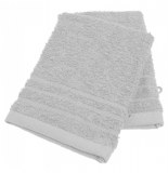 Gants de toilette en coton - lot de 2 - gris clair