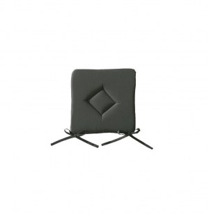 Galette de chaise 40 x 40 cm - gris anthracite