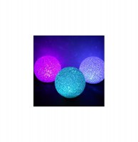 Veilleuse boule led 7,5 cm - lampe d'ambiance - décoration lumineuse