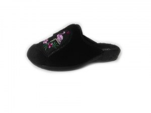 Chausson femme peluche