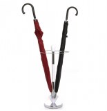 Porte parapluies chromé - support pour entrée ou accueil - blanc