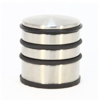 Stop porte en métal - cale porte avec anneaux silicone