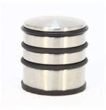 Stop porte en métal - cale porte avec anneaux silicone